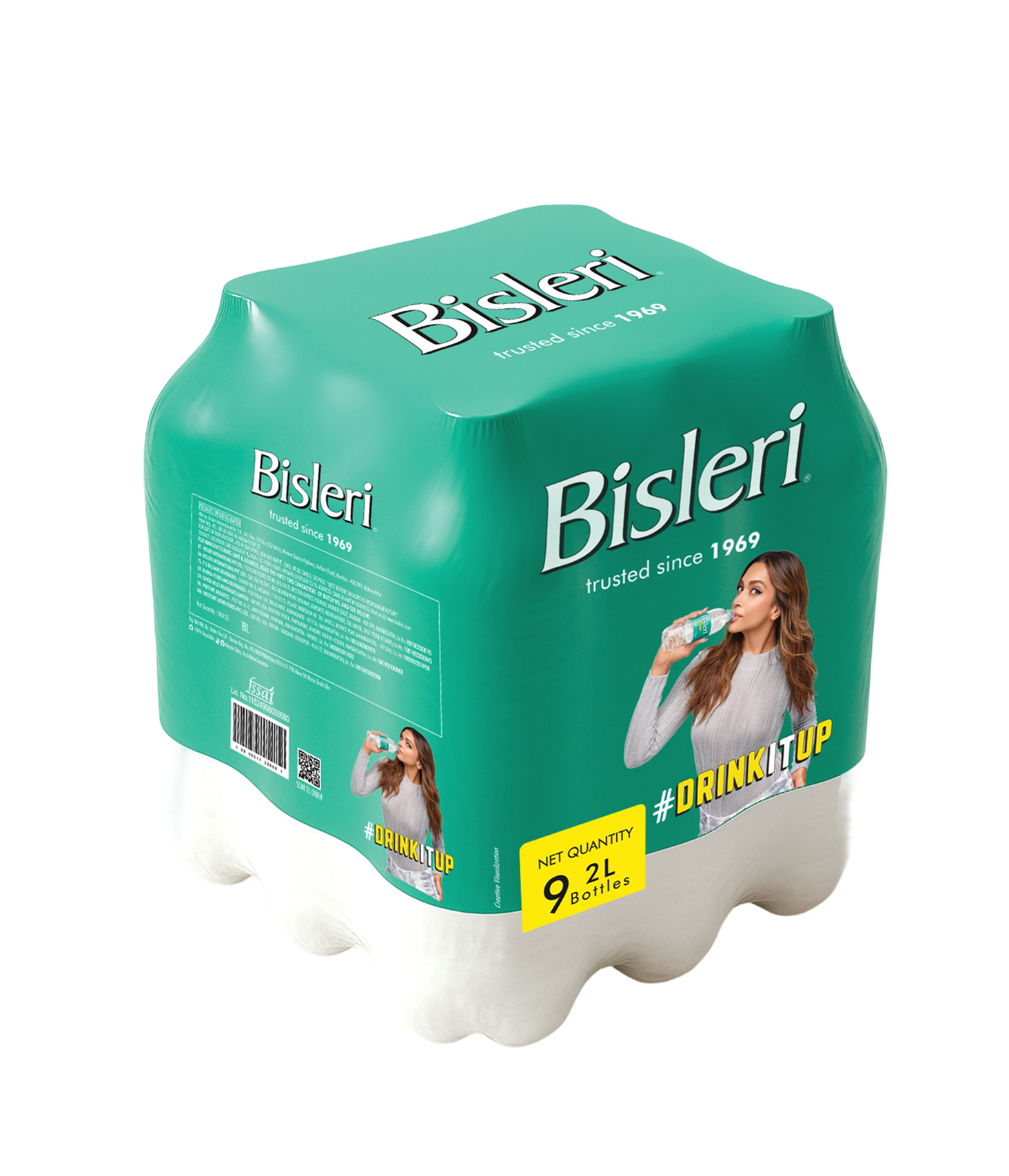 Bisleri 2 L Packaged Drinking Water case of 9 bottles